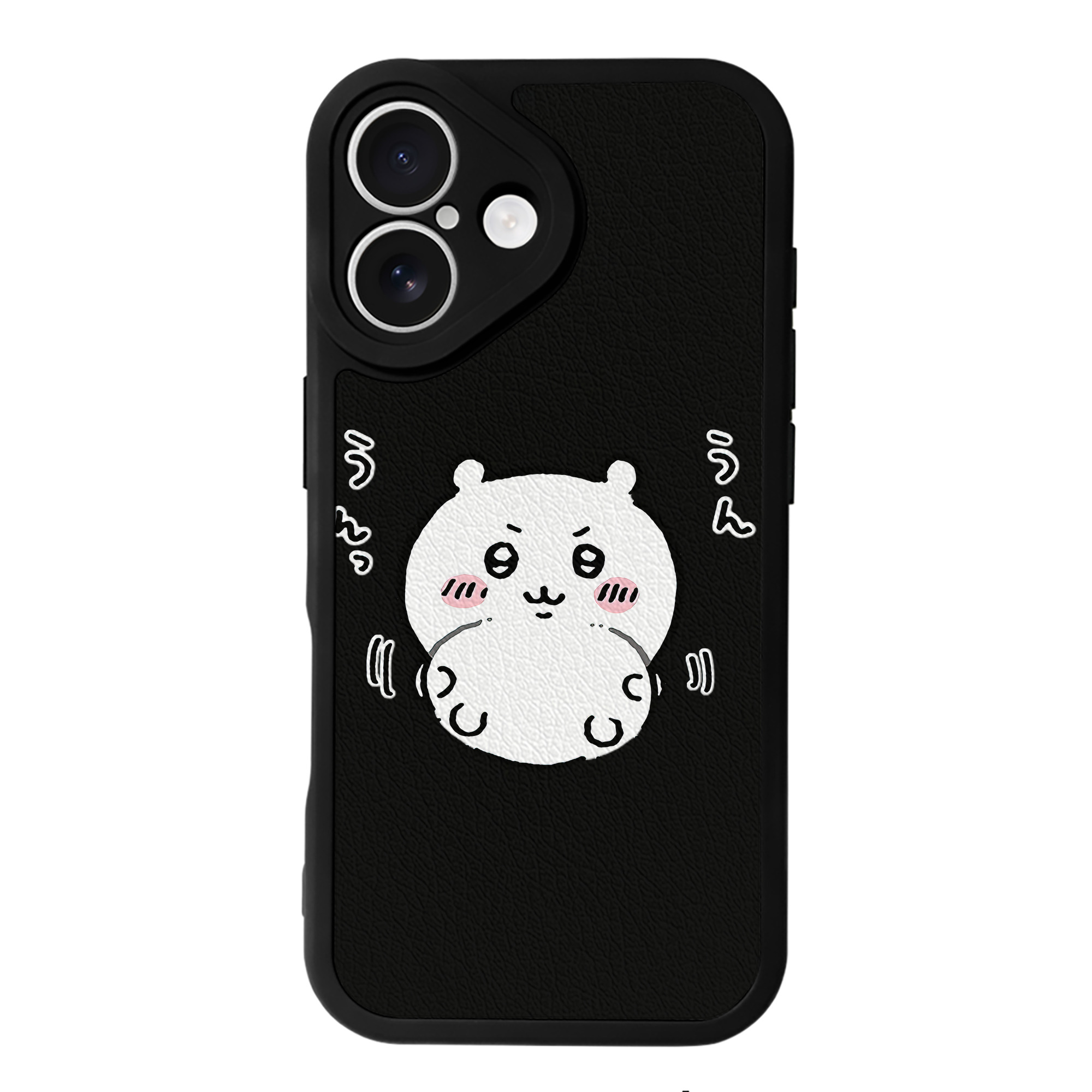 （画像用） ちいかわ ちいかわ Chii-kawa chiikawa 【iPhone 16シリーズ対応】シリコンスマホケース（レザー調） 材質：シリコン